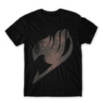 Fairy Tail Tattoo Grey Black Men's Tee for Anime, Fairy Tail