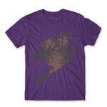 Fairy Tail Tattoo Grey Dark Purple Men's Tee for Anime, Fairy Tail