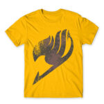 Fairy Tail Tattoo Grey Gold Men's T-shirt for Anime, Fairy Tail
