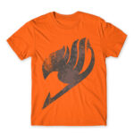 Fairy Tail Tattoo Grey Orange Men's Tee for Anime, Fairy Tail