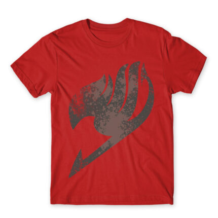 Fairy Tail Tattoo Grey Red Men's T-shirt for Anime, Fairy Tail