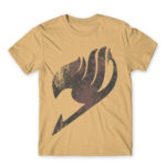 Fairy Tail Tattoo Grey Sand Men's T-shirt for Anime, Fairy Tail