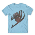 Fairy Tail Tattoo Grey Sky Blue Men's T-shirt for Anime, Fairy Tail