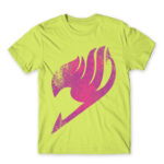 Fairy Tail Tattoo Pink Apple Green Men's Tee for Anime, Fairy Tail
