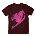 Fairy Tail Tattoo Pink Burgundy Men's T-shirt for Anime, Fairy Tail