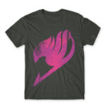 Fairy Tail Tattoo Pink Dark Grey Men's Tee for Anime, Fairy Tail