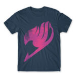 Fairy Tail Tattoo Pink Denim Men's Tee for Anime, Fairy Tail