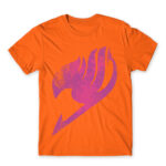 Fairy Tail Tattoo Pink Orange Men's Tee for Anime, Fairy Tail