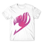Fairy Tail Tattoo Pink White Men's T-shirt for Anime, Fairy Tail