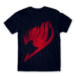 Fairy Tail Tattoo Red Navy Men's T-shirt for Anime, Fairy Tail