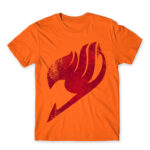 Fairy Tail Tattoo Red Orange Men's T-shirt for Anime, Fairy Tail