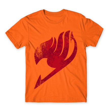 Fairy Tail Tattoo Red Orange Men's T-shirt for Anime, Fairy Tail