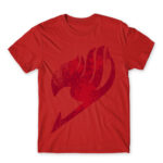 Fairy Tail Tattoo Red Red Men's T-shirt for Anime, Fairy Tail