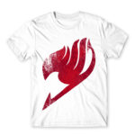 Fairy Tail Tattoo Red White Men's T-shirt for Anime, Fairy Tail