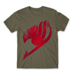 Fairy Tail Tattoo Red Zinc Men's Tee for Anime, Fairy Tail