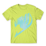 Fairy Tail Tattoo Turquise Apple Green Men's T-shirt for Anime, Fairy Tail
