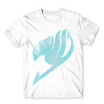 Fairy Tail Tattoo Turquise White Men's T-shirt for Anime, Fairy Tail
