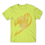 Fairy Tail Tattoo Yellow Apple Green Men's Tee for Anime, Fairy Tail