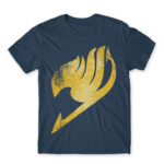 Fairy Tail Tattoo Yellow Denim Men's Tee for Anime, Fairy Tail