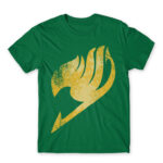 Fairy Tail Tattoo Yellow Kelly Green Men's Tee for Anime, Fairy Tail