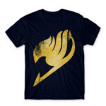Fairy Tail Tattoo Yellow Navy Men's T-shirt for Anime, Fairy Tail