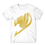 Fairy Tail Tattoo Yellow White Men's T-shirt for Anime, Fairy Tail