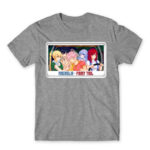 Fairy Trail Grey Melange Men's T-shirt for Anime, Fairy Tail