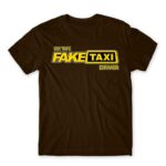 Fake Taxi Driver Chocolate Men's Tee for Taxi Driver, Work