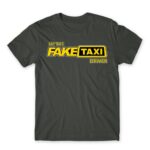 Fake Taxi Driver Dark Grey Men's T-shirt for Taxi Driver, Work