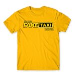 Fake Taxi Driver Gold Men's Tee for Taxi Driver, Work