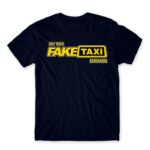 Fake Taxi Driver Navy Men's Tee for Taxi Driver, Work