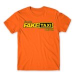 Fake Taxi Driver Orange Men's T-shirt for Taxi Driver, Work