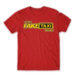 Fake Taxi Driver Red Men's Tee for Taxi Driver, Work