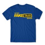 Fake Taxi Driver Royal Blue Men's Tee for Taxi Driver, Work