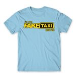 Fake Taxi Driver Sky Blue Men's Tee for Taxi Driver, Work