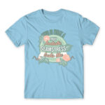 Fantastic seamstress Sky Blue Men's T-shirt for Tailor, Work