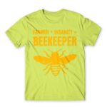 Farmer and insanity Apple Green Men's T-shirt for Beekeeper, Work