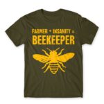 Farmer and insanity Army Men's Tee for Beekeeper, Work