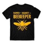Farmer and insanity Black Men's Tee for Beekeeper, Work