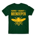 Farmer and insanity Bottle Green Men's Tee for Beekeeper, Work