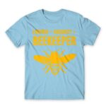 Farmer and insanity Sky Blue Men's Tee for Beekeeper, Work