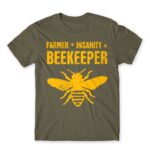 Farmer and insanity Zinc Men's T-shirt for Beekeeper, Work