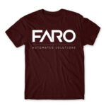 Faro – Automated solutions Burgundy Men's T-shirt
