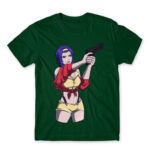 Faye Valentine – Cowboy Bebop Bottle Green Men's T-shirt for Anime, Cowboy Bebop