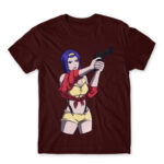 Faye Valentine – Cowboy Bebop Burgundy Men's T-shirt for Anime, Cowboy Bebop
