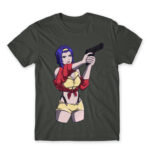 Faye Valentine – Cowboy Bebop Dark Grey Men's T-shirt for Anime, Cowboy Bebop