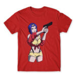 Faye Valentine – Cowboy Bebop Red Men's T-shirt for Anime, Cowboy Bebop