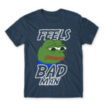 Feels bad man Denim Men's T-shirt for Funny, Meme