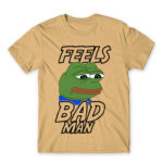 Feels bad man Sand Men's Tee for Funny, Meme