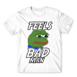 Feels bad man White Men's Tee for Funny, Meme